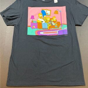 The Simpsons Graphic Tee w/ Colorful Couch Scene - NWT - Men’s Med